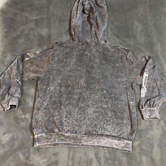 swtr027 - Gray Hyper Space NASA planetary hoodie Large - Picture 2 of 9